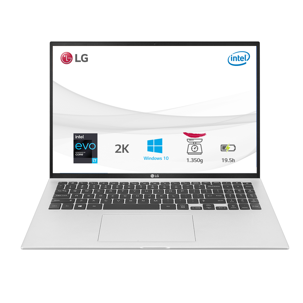 Laptop LG gram 17 inch, Window 10, Intel® Core i7 thế hệ thứ 11, RAM 16G, SSD 512GB/ Bạc
