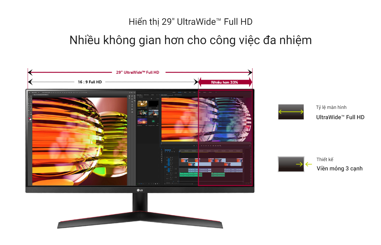 Màn hình 29 inch UltraWie, Full HD, HDR, IPS/ LG29WP60G_1